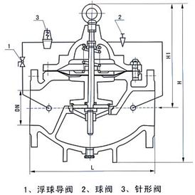 200X减压阀结构图